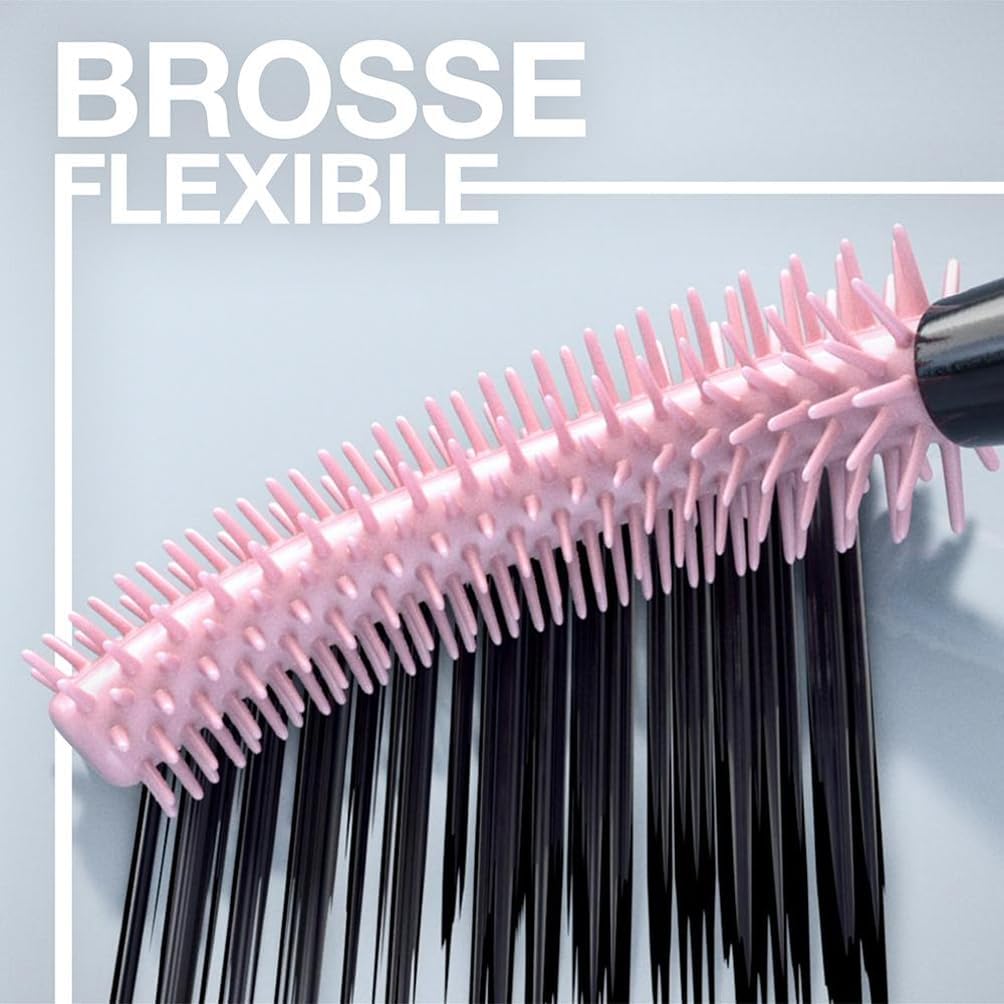 Maybelline New-York - Mascara Volume et Longueur - Sky High - Teinte : Very Black - 2 x 7,2 ml