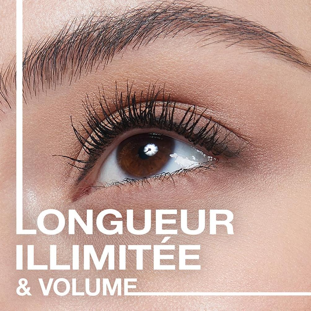 Maybelline New-York - Mascara Volume et Longueur - Sky High - Teinte : Very Black - 2 x 7,2 ml