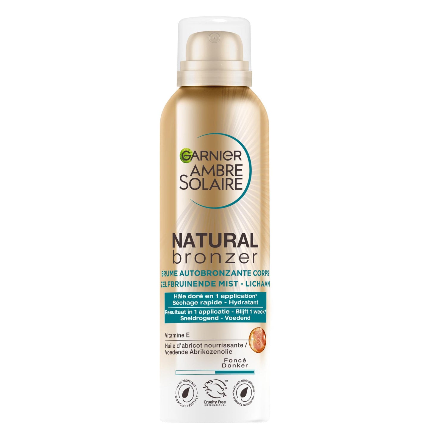 Garnier Ambre Solaire - Sérum Autobronzant Visage Hydratant - Hâle Progressif & Sur-Mesure - Eau de Coco & Acide Hyaluronique - Pour Tous Types de Peaux - Natural Bronzer - 30 ml