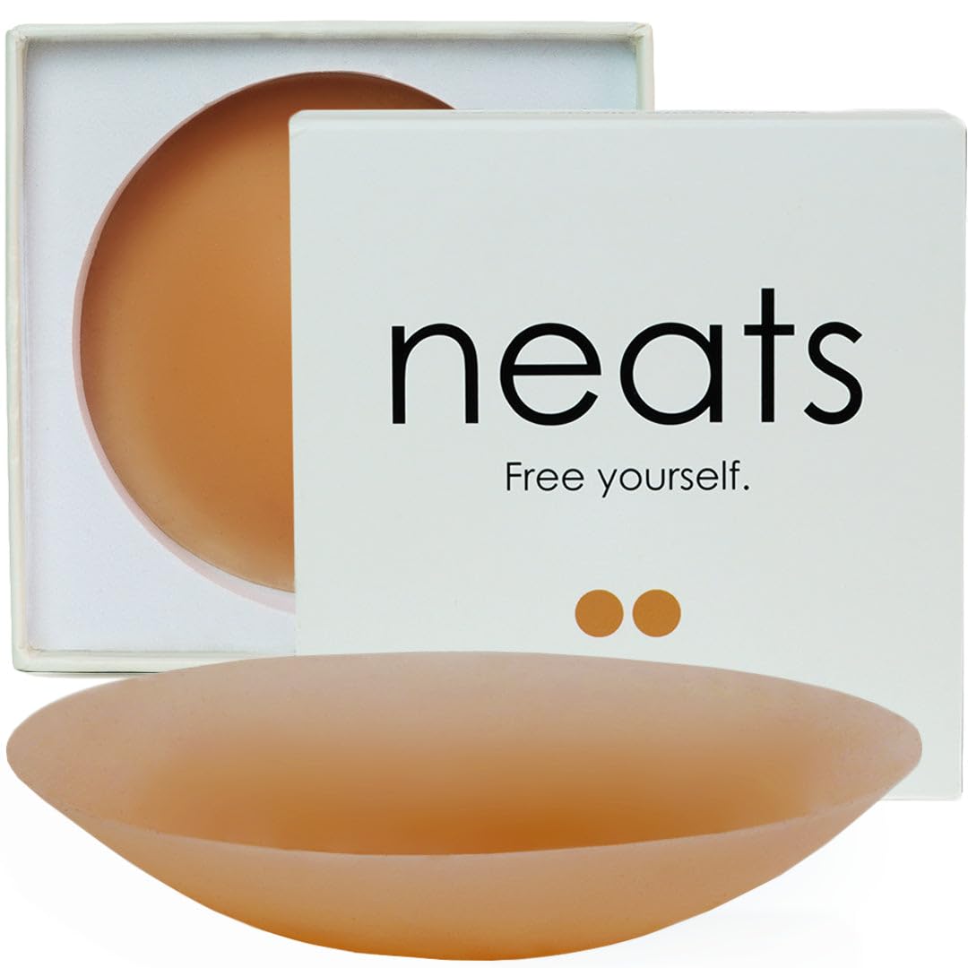 NEATS Cache-tétons en silicone adhésifs réutilisables et hypoallergéniques pour femme