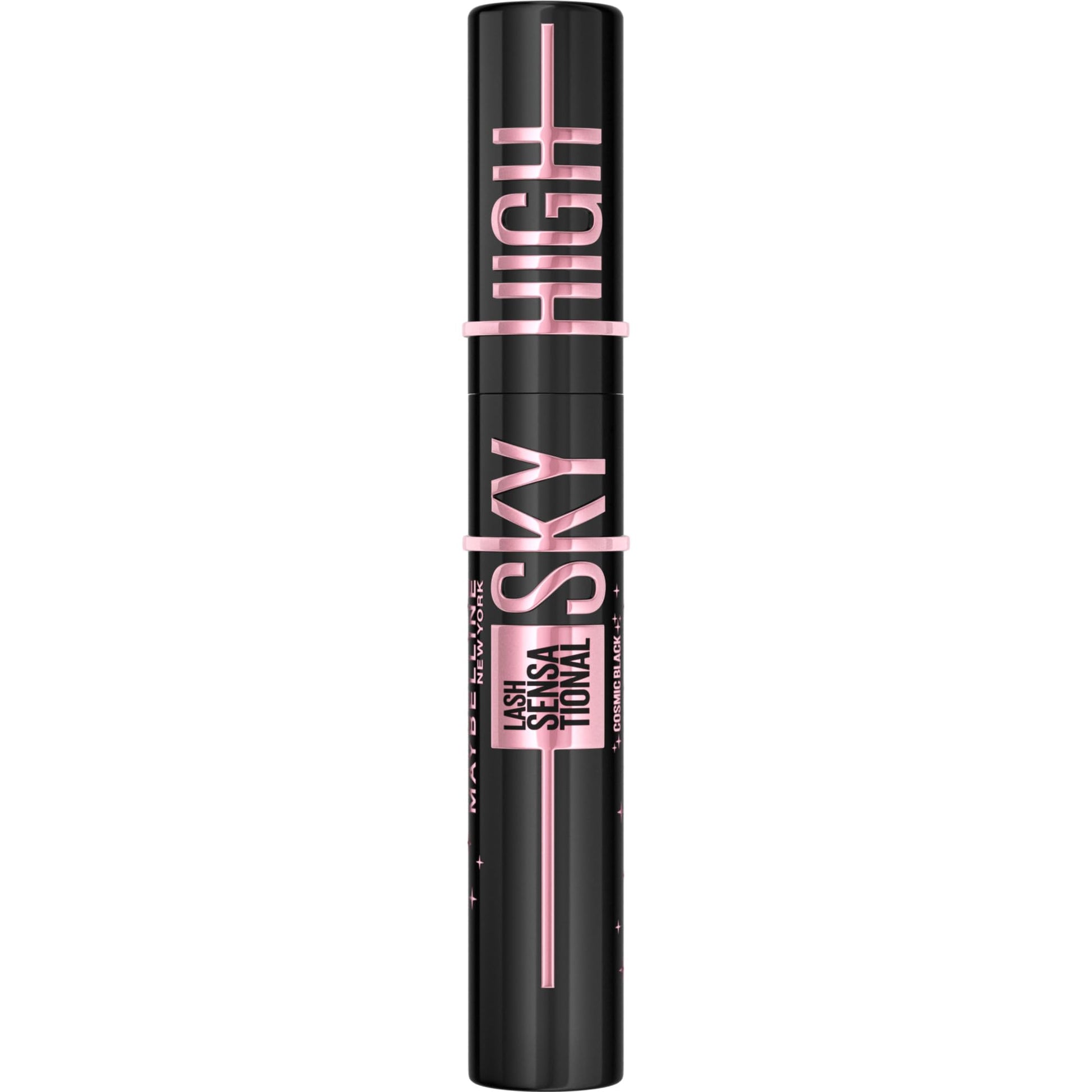 Maybelline New York - Mascara Volume Intense et Longueur Illimitée - Formule Enrichie en Extraits de Bambous et de Fibres - Sky High - Teinte : Very Black - 7,2 ml