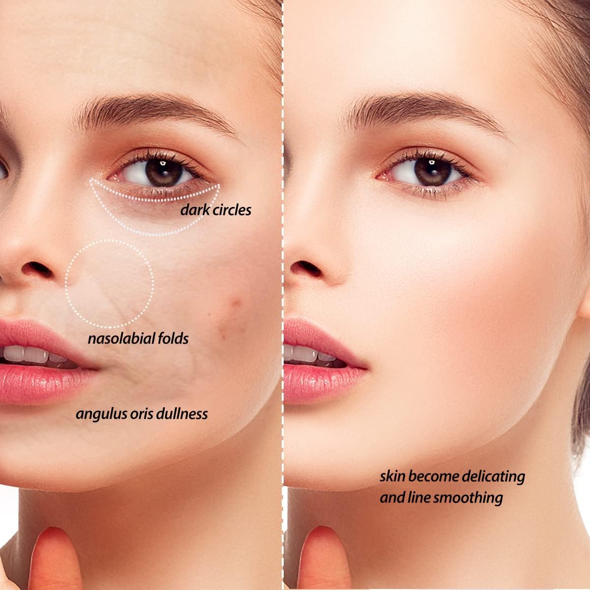 CATKIN Fond De Teint Cushion, Formule Légère Et Longue Tenue, Anti-Âge, Effet Naturel, Extraits De Plantes 7 En 1, Finition Satinée Transparente, Recharges Incluses, 13g*2