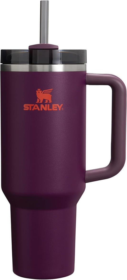 Stanley Quencher H2.0 FlowState Mug Isotherme avec Paille - Froid Pendant 9-11 Heures - Glacé Pendant 40 Heures - Thermos Lavable au Lave-Vaisselle - Gourde Inox Sans BPA