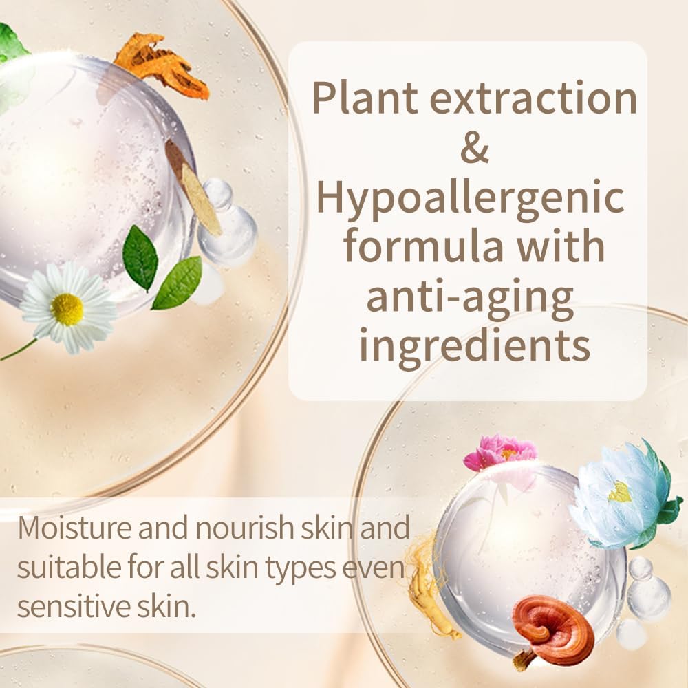 CATKIN Fond De Teint Cushion, Formule Légère Et Longue Tenue, Anti-Âge, Effet Naturel, Extraits De Plantes 7 En 1, Finition Satinée Transparente, Recharges Incluses, 13g*2