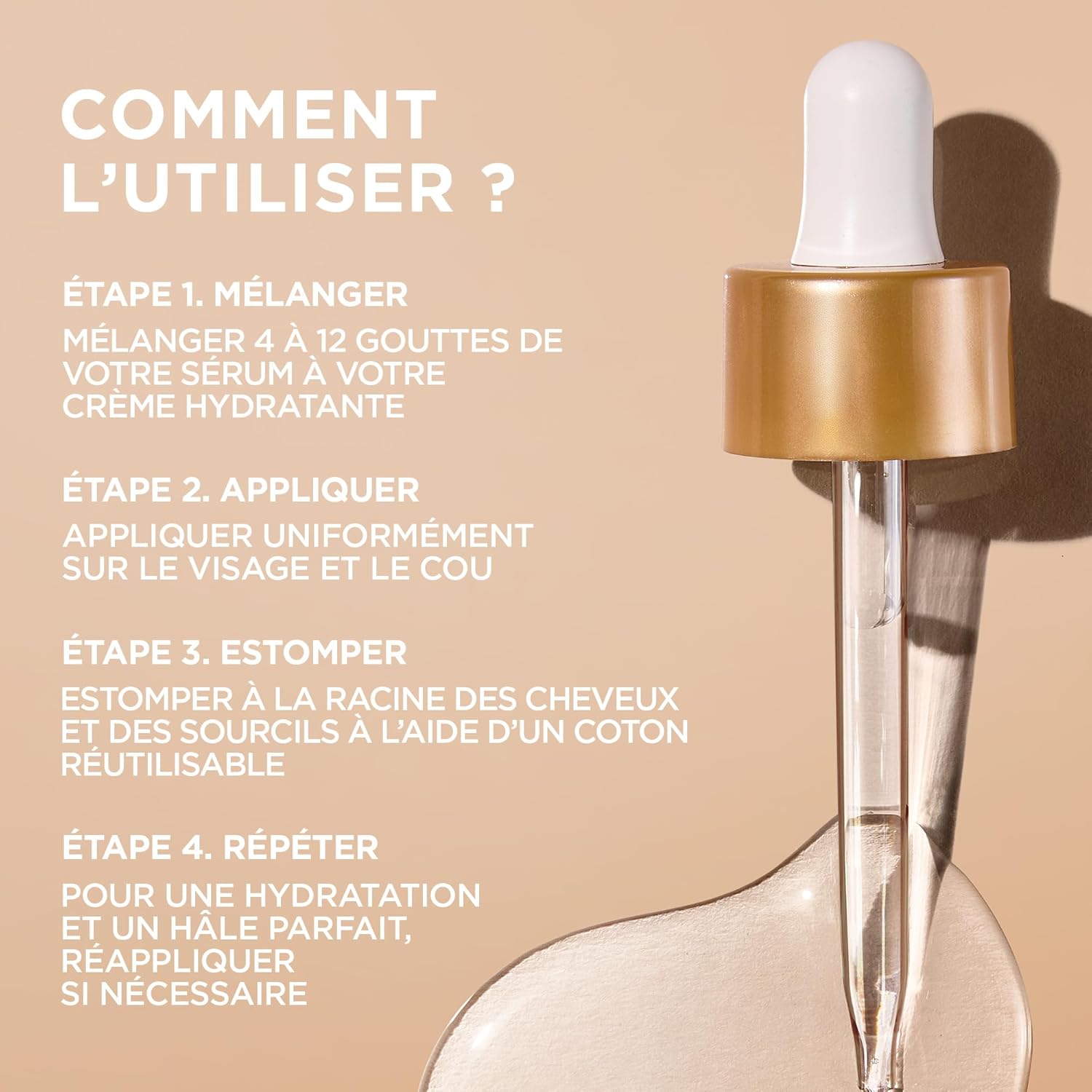 Garnier Ambre Solaire - Sérum Autobronzant Visage Hydratant - Hâle Progressif & Sur-Mesure - Eau de Coco & Acide Hyaluronique - Pour Tous Types de Peaux - Natural Bronzer - 30 ml