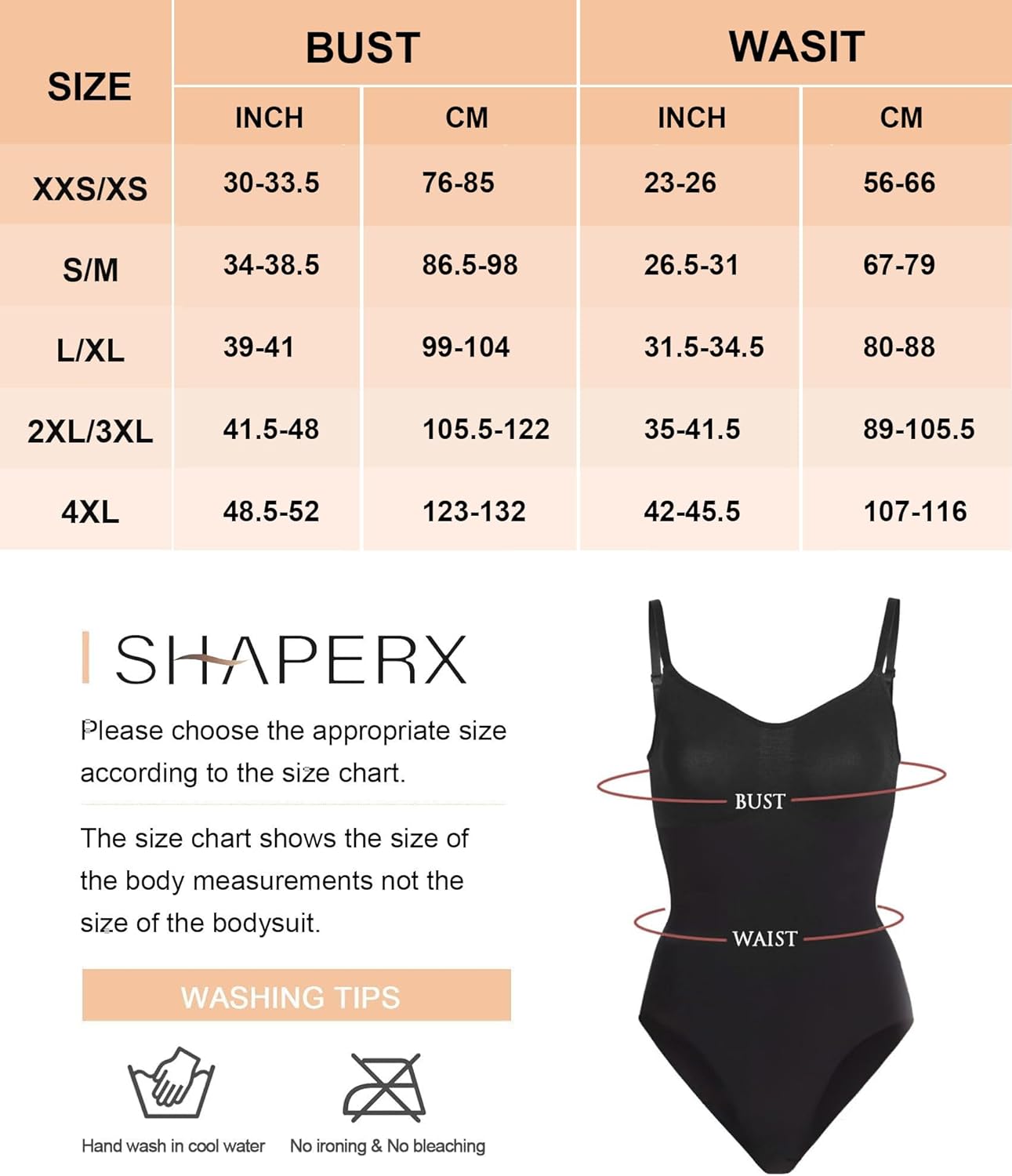 SHAPERX Body Gainant Femme Bodysuit Gaine Amincissant Ventre Plat Sculptant Minceur Invisible Shapewear