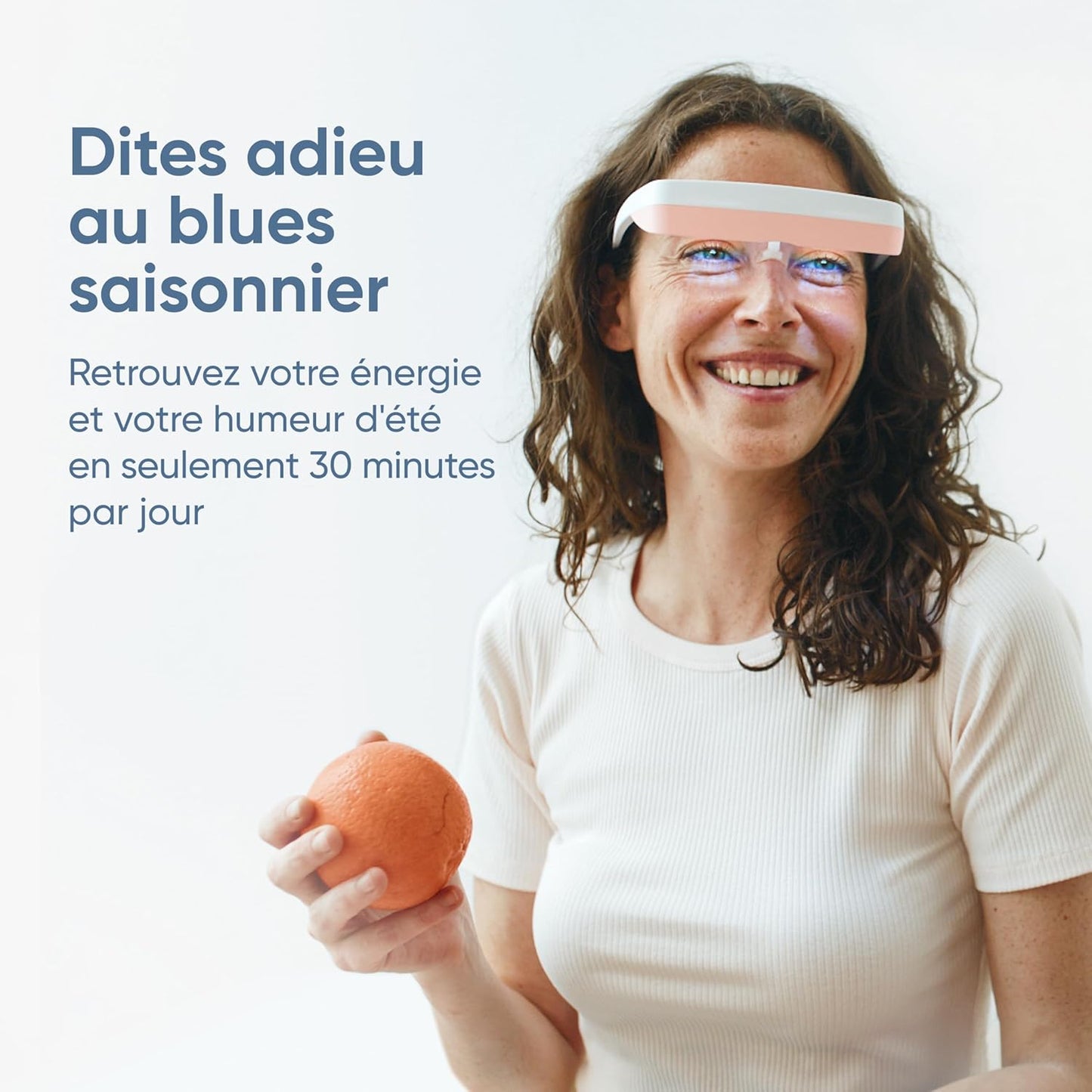 Luminette 3 Lunettes de luminothérapie - Lampe de Luminothérapie Portable pour les Troubles du Sommeil et le Blues Hivernal - Déjà Plus de 300.000+ Utilisateurs Satisfaits (Rose)